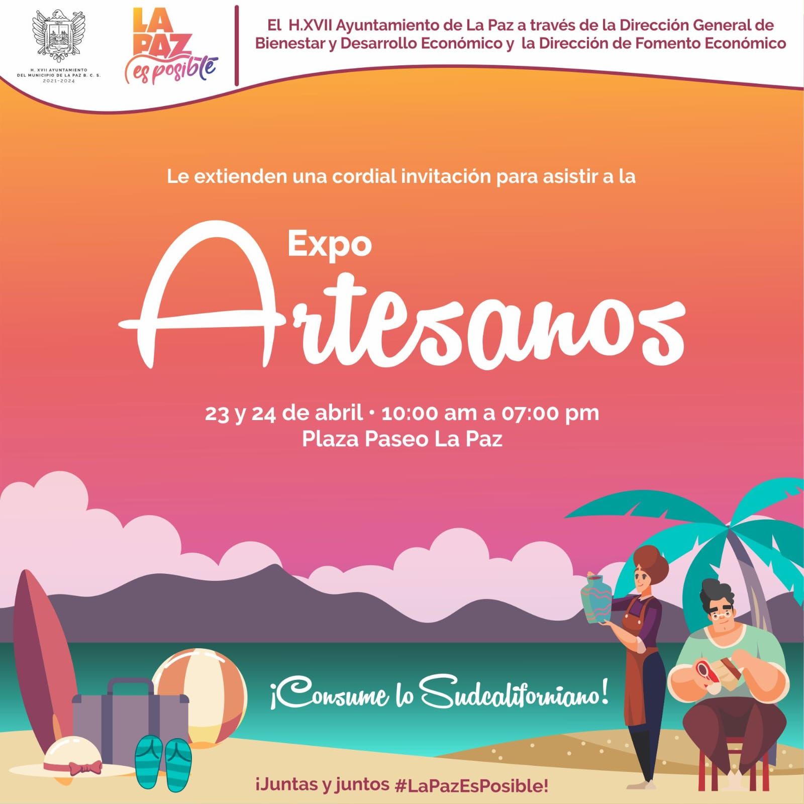 Invitan a la 4ta. edición de la “Expo Artesanos 2022” en La Paz