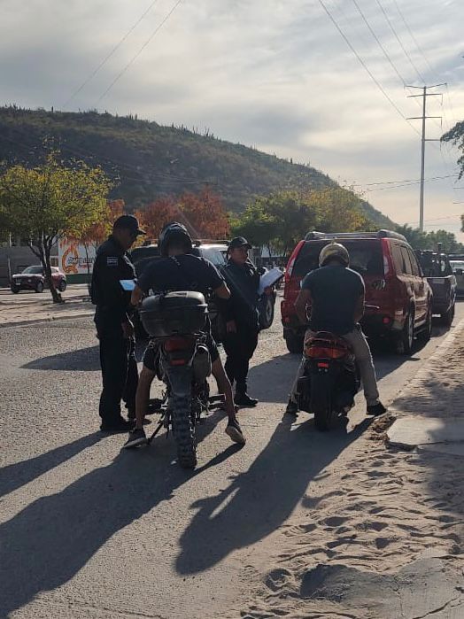 Tránsito Municipal mantiene operativos permanentes para verificar a motociclistas