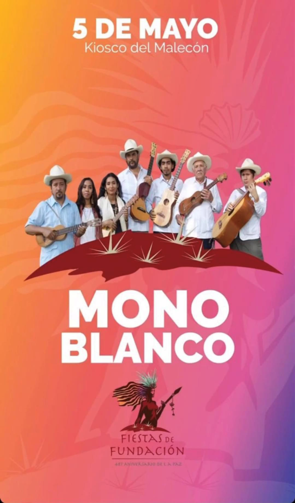 Ofrecerá concierto el grupo Mono Blanco en el Malecón