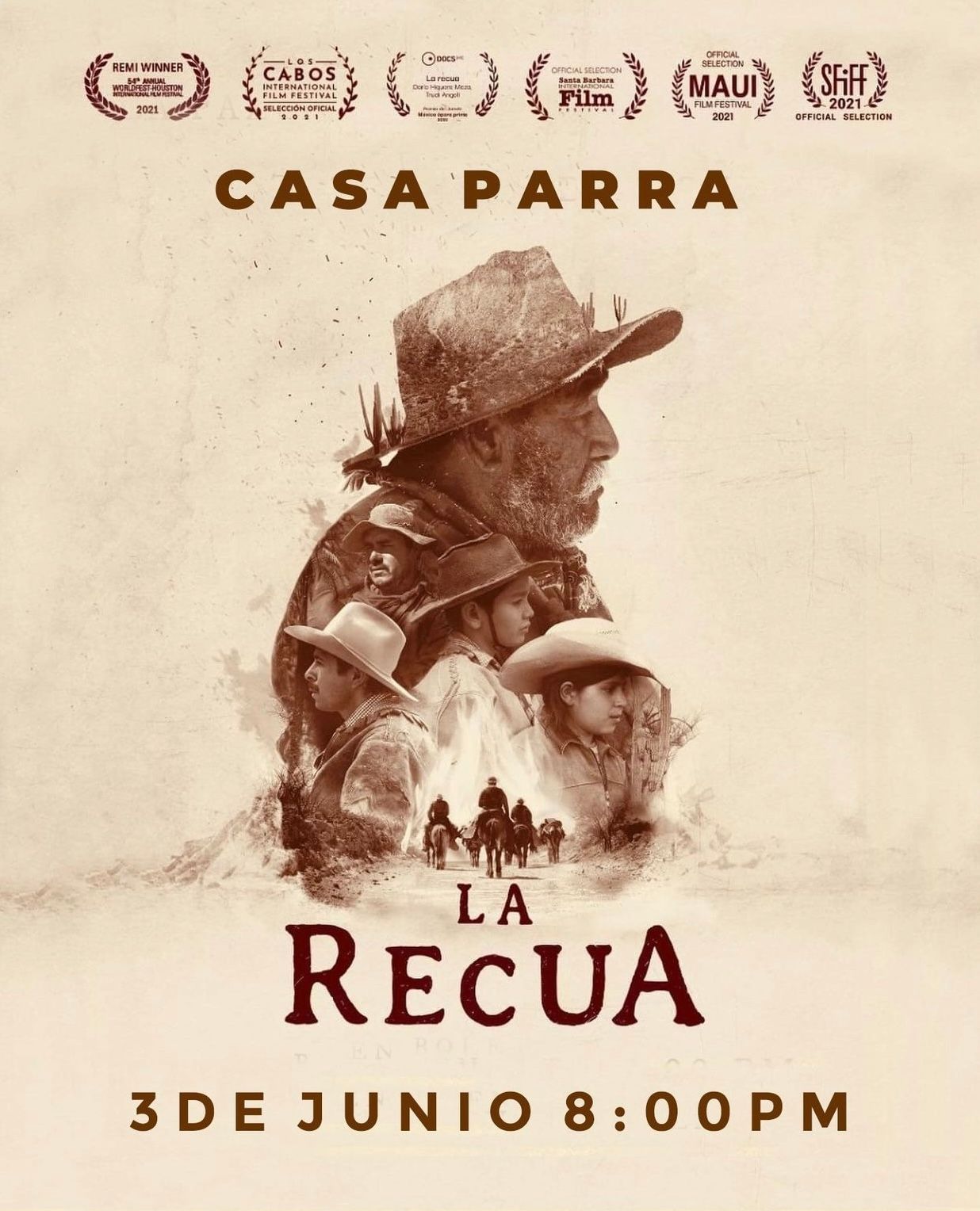 Proyectarán la película “La Recua” en La Paz