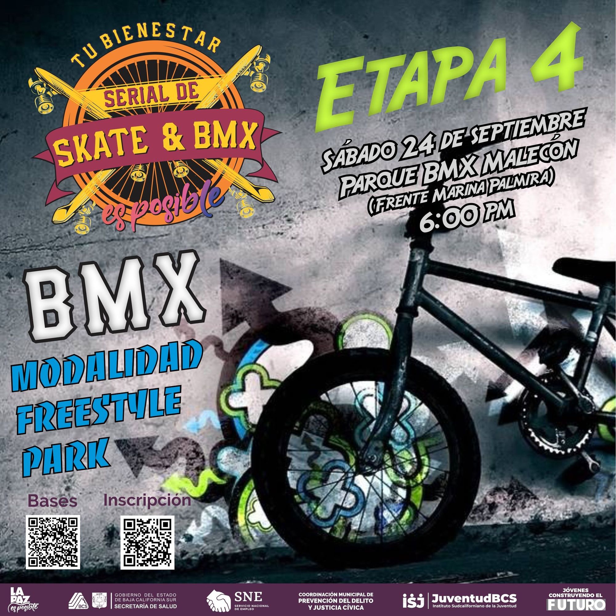 Invita Ayuntamiento a la 4ta. etapa del Serial Skate y BMX