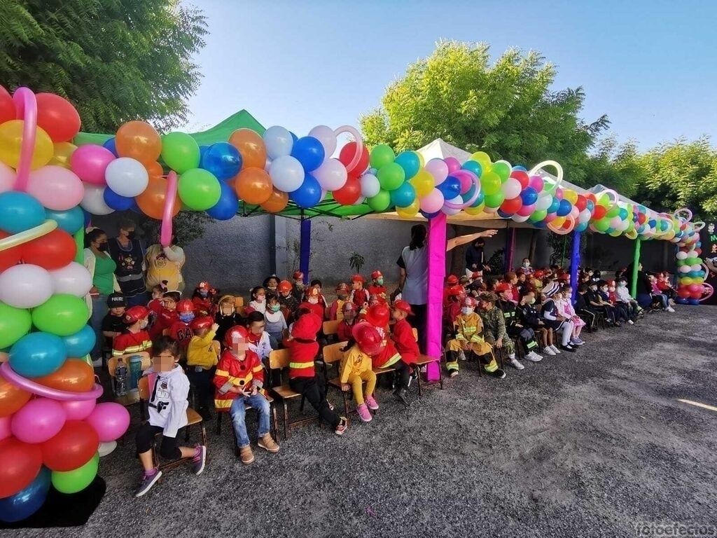 Participan Bomberos en la Mini Feria Infantil “Tu Seguridad nos une”