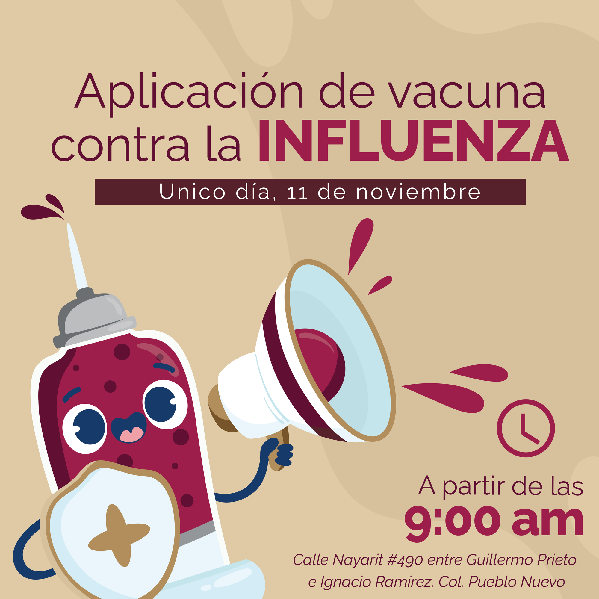 Anuncian jornada de vacunación en el DIF Municipal de La Paz
