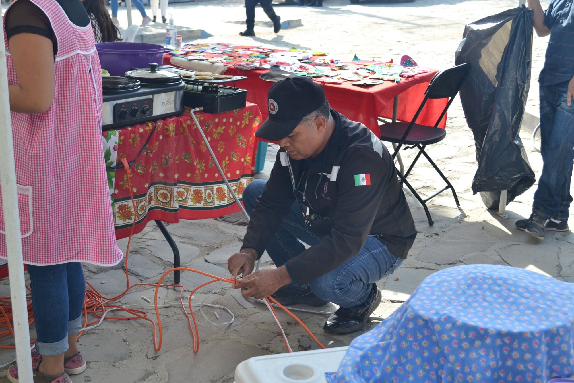 Brinda Protección Civil Municipal seguridad en el Festival de la Machaca, el Queso y el Chorizo