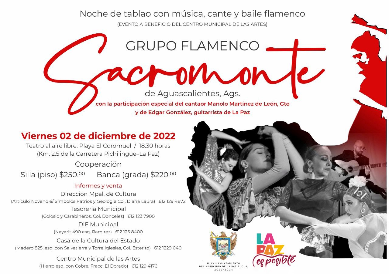 Invitan a la presentación del Grupo Flamenco Sacromonte