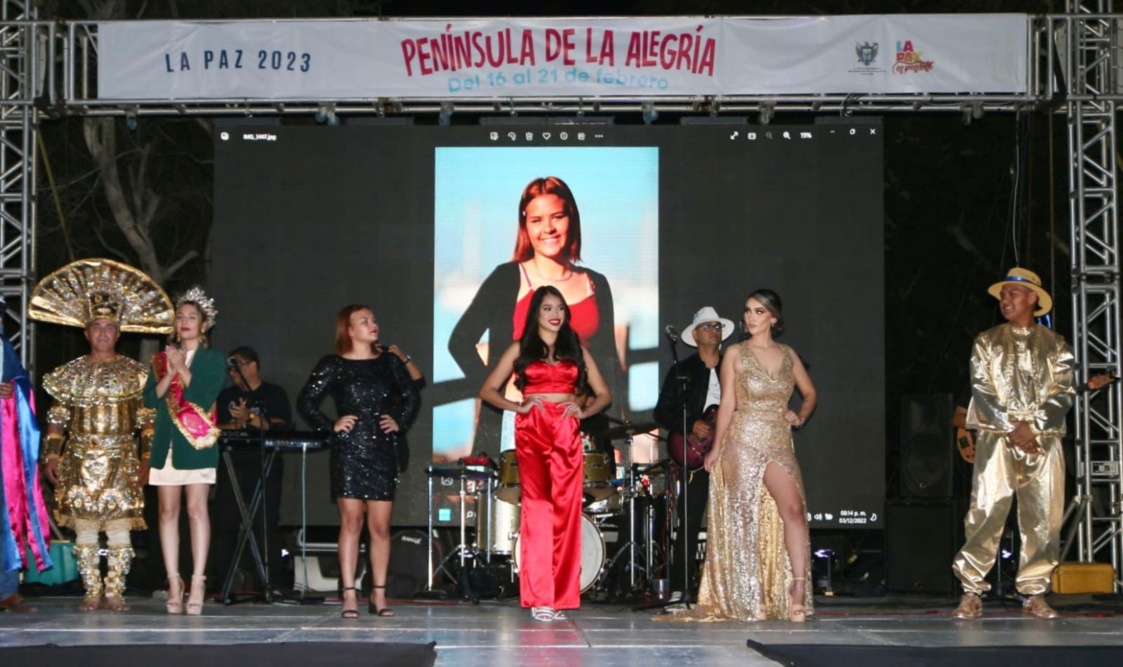 Presentan a aspirantes a la Corte Real del “Carnaval La Paz 2023”