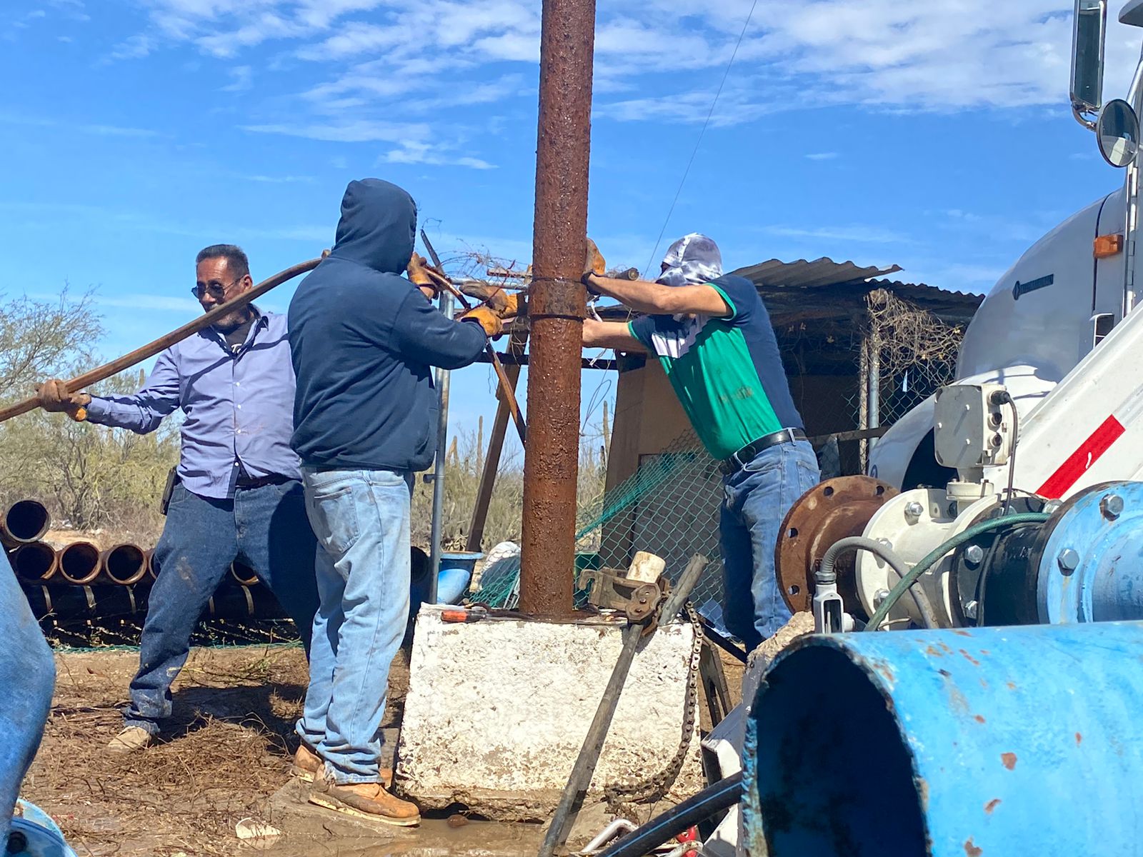 Se regularizará el servicio de agua en la zona sur de la ciudad, luego de la reparación del pozo San Pedro No. 2; OOMSAPAS La Paz