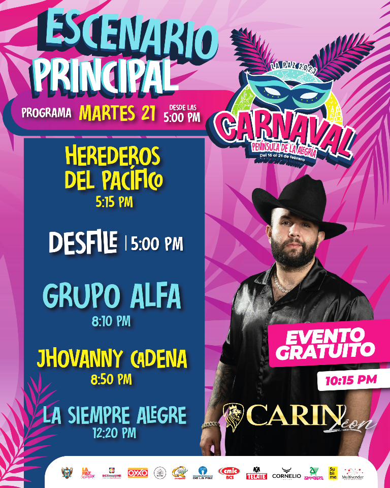 Culmina este martes el Carnaval La Paz 2023
