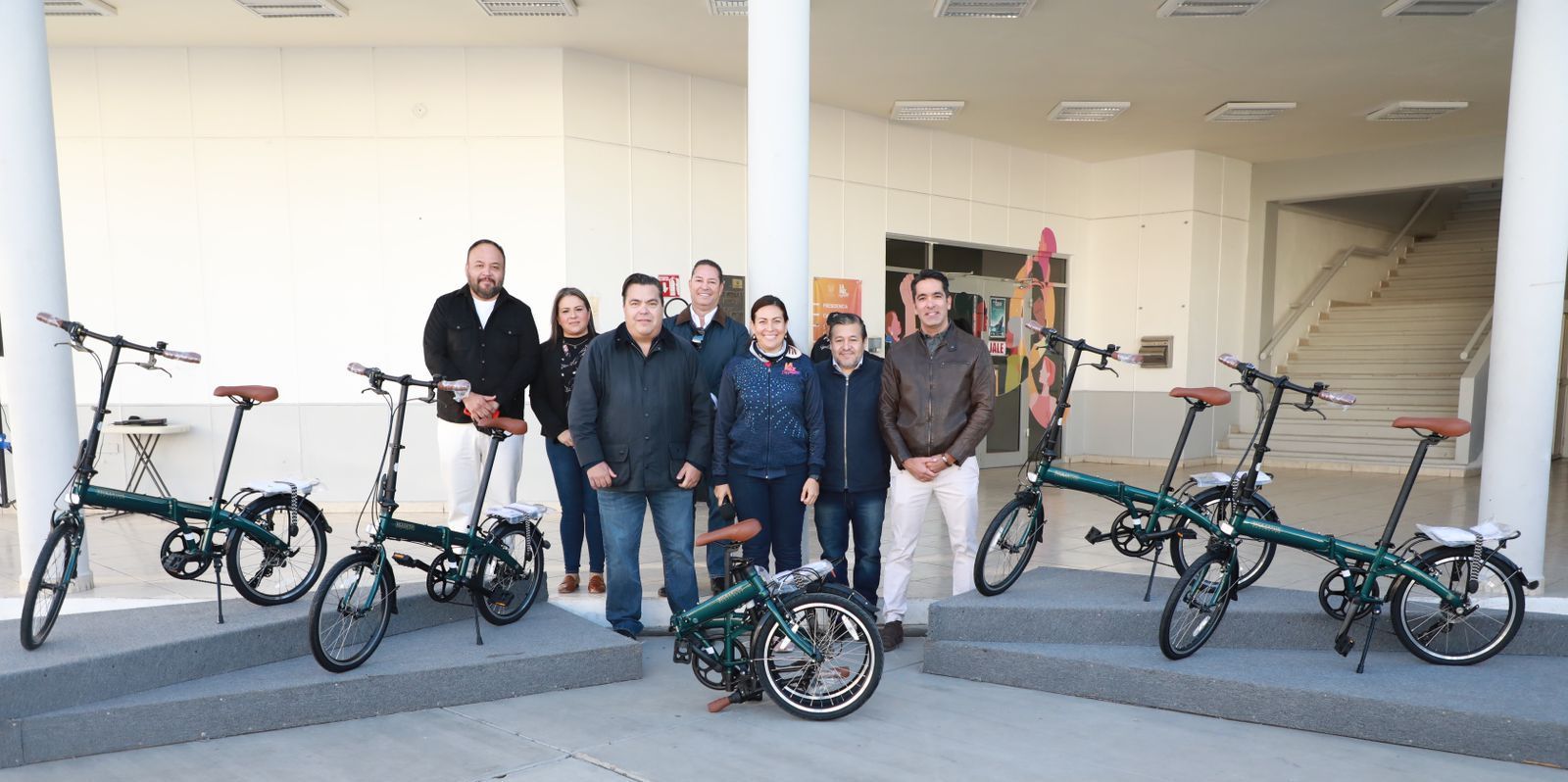 Recibe Ayuntamiento de La Paz donación de bicicletas de CANADEVI