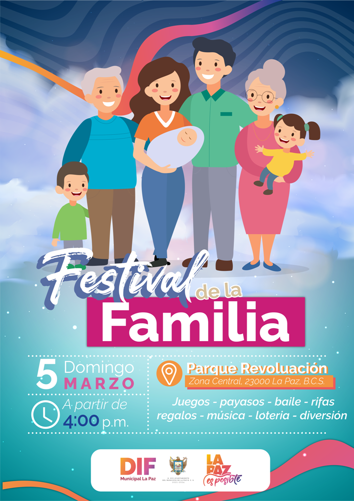 DIF La Paz se une al festejo por el Día de la Familia