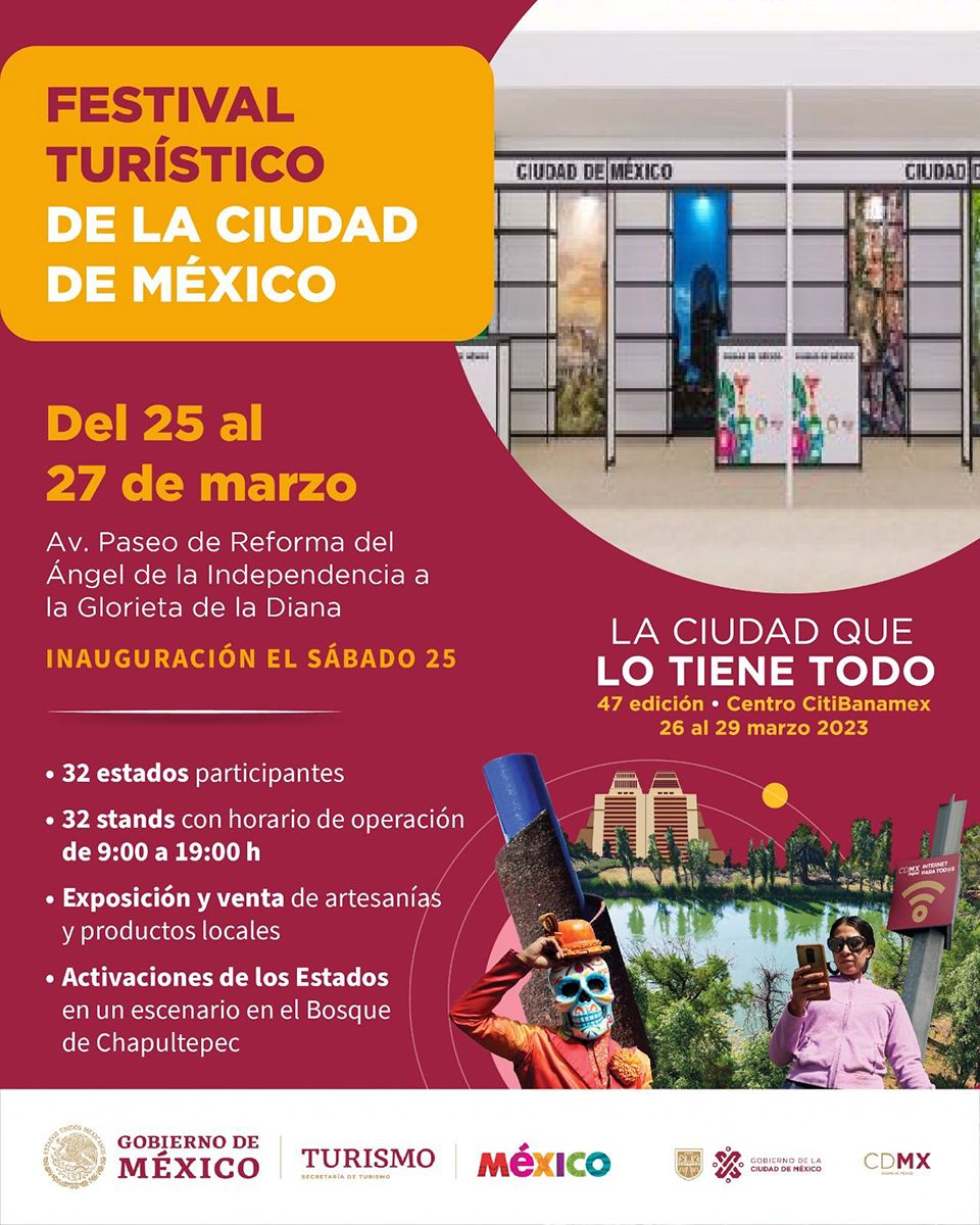 La Paz estará presente en el Festival Turístico de la Ciudad de México