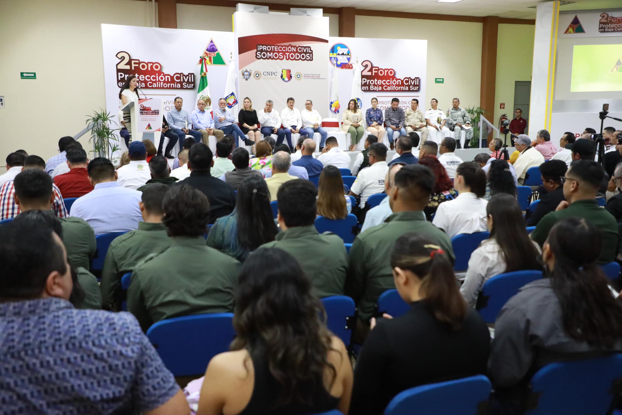 Inaugura Alcaldesa de La Paz el 2do. Foro Estatal de Protección Civil