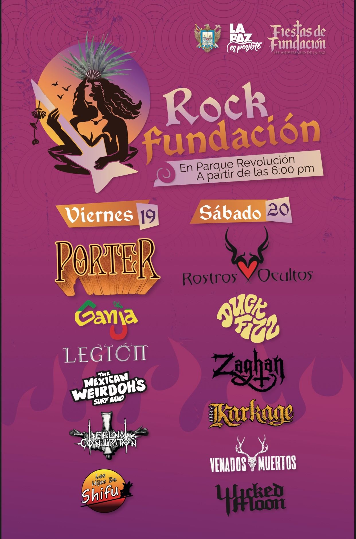 Todo listo para el “Festival Rock Fundación 2023”