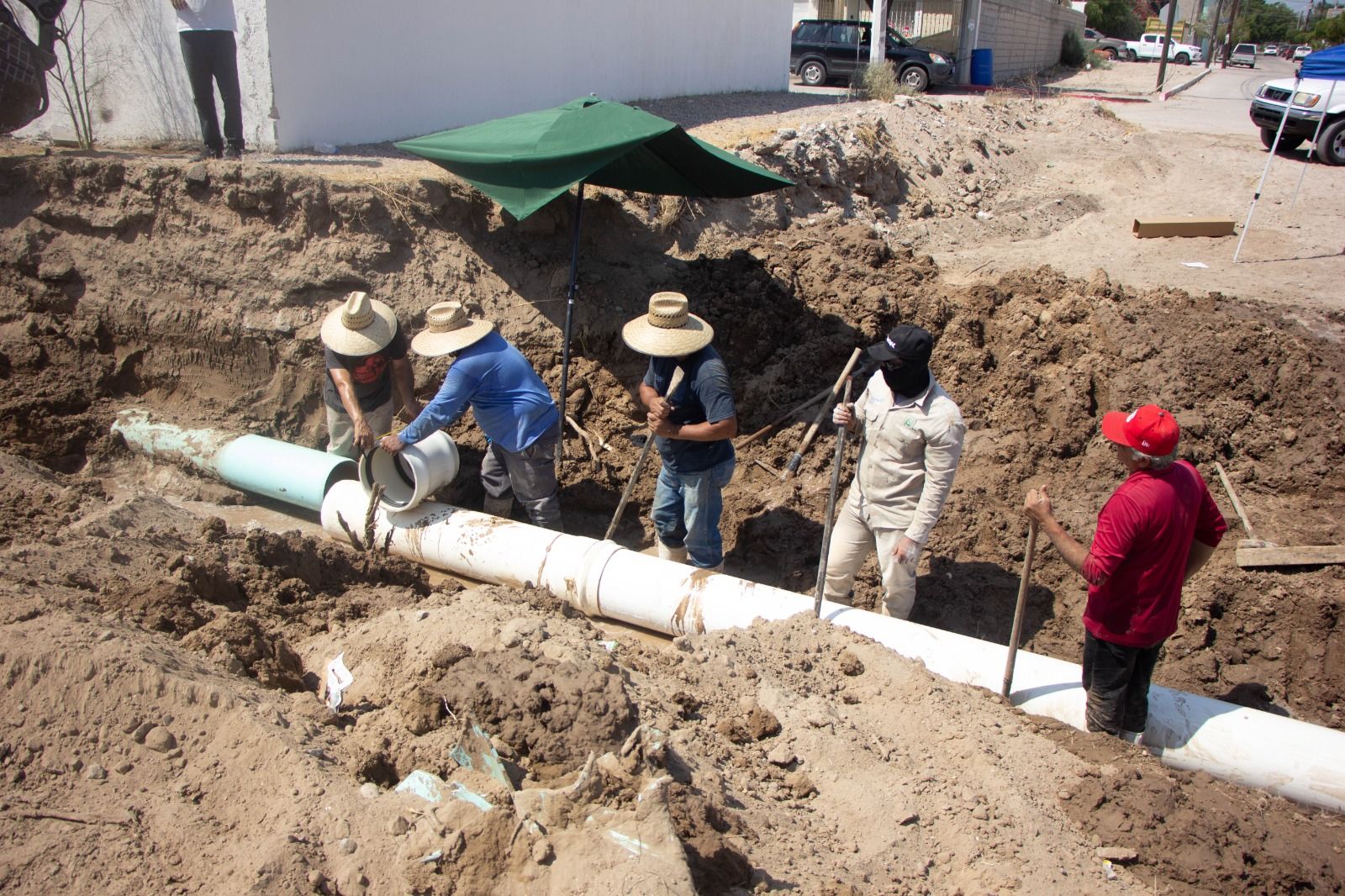 Concluye reparación del Acueducto 1, se restablecerá el servicio en la zona Centro de la ciudad: OOMSAPAS La Paz