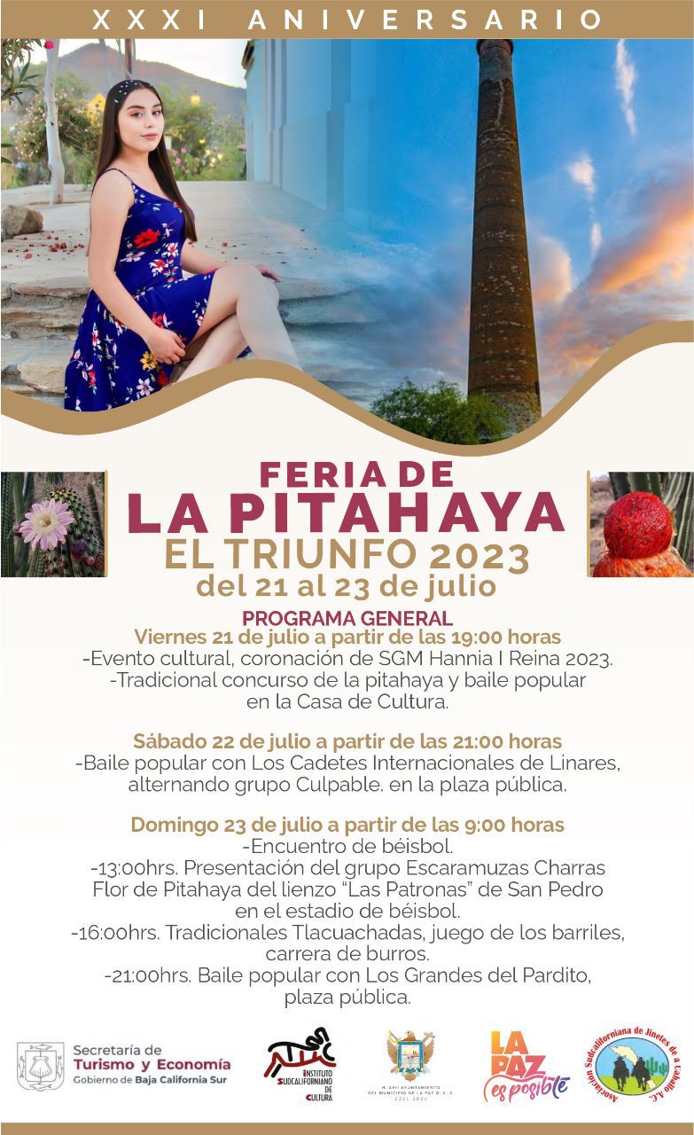 Invitan a la “Feria de La Pitahaya El Triunfo 2023”