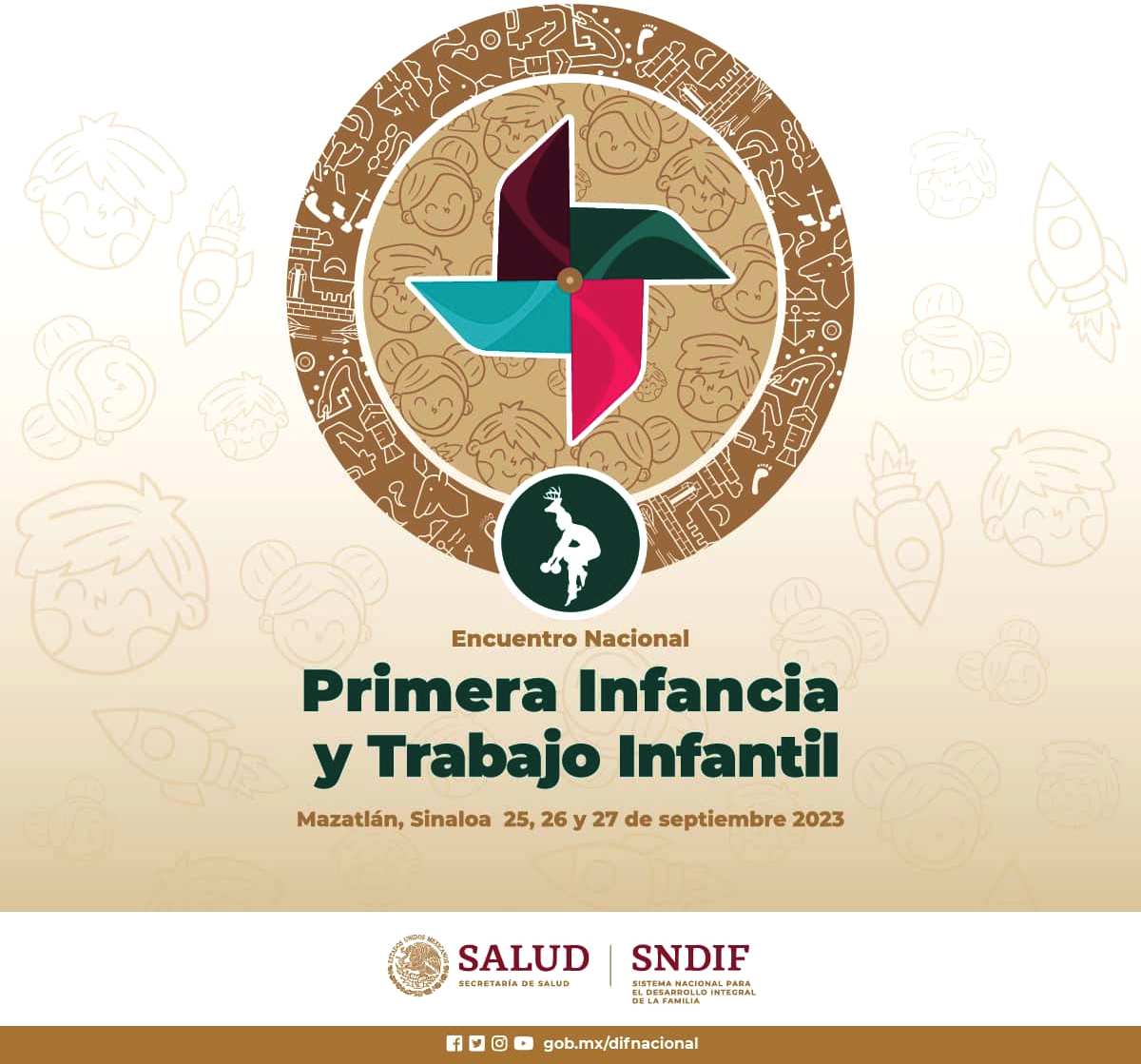 Asistirá personal del DIF Municipal La Paz al Encuentro Nacional sobre Primera Infancia y Trabajo Infantil