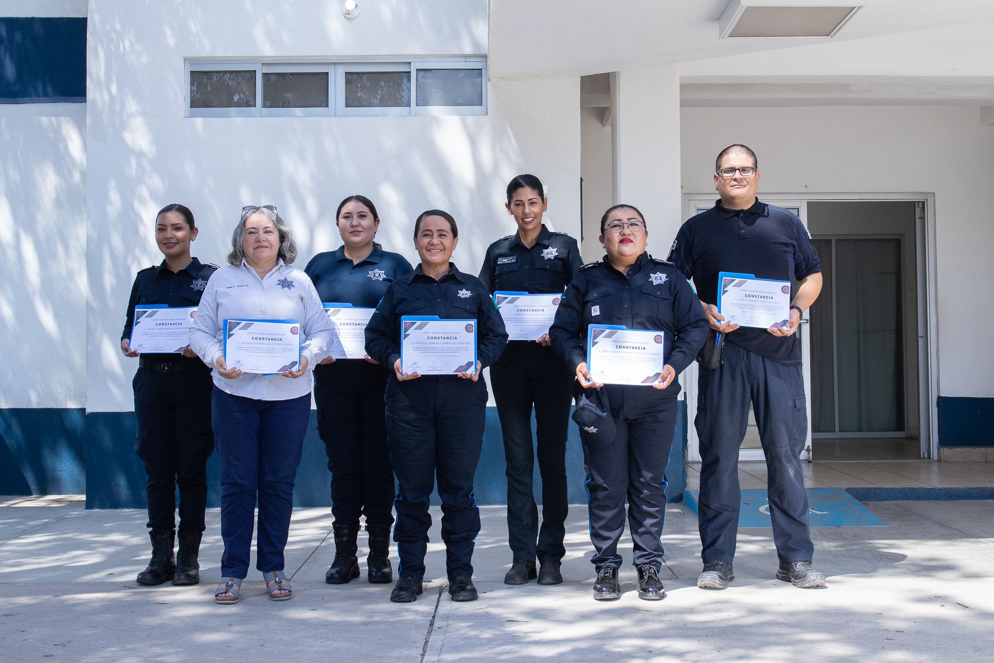 Siete integrantes de la Policía Municipal concluyeron el Diplomado en Lengua de Señas Mexicana (LSM)