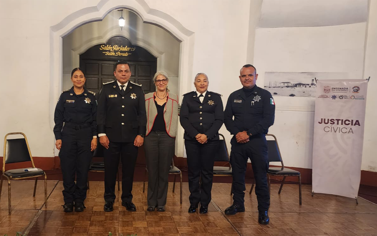 Participa Policía Municipal en Foro Regional de Policía y Justicia Cívica en Baja California
