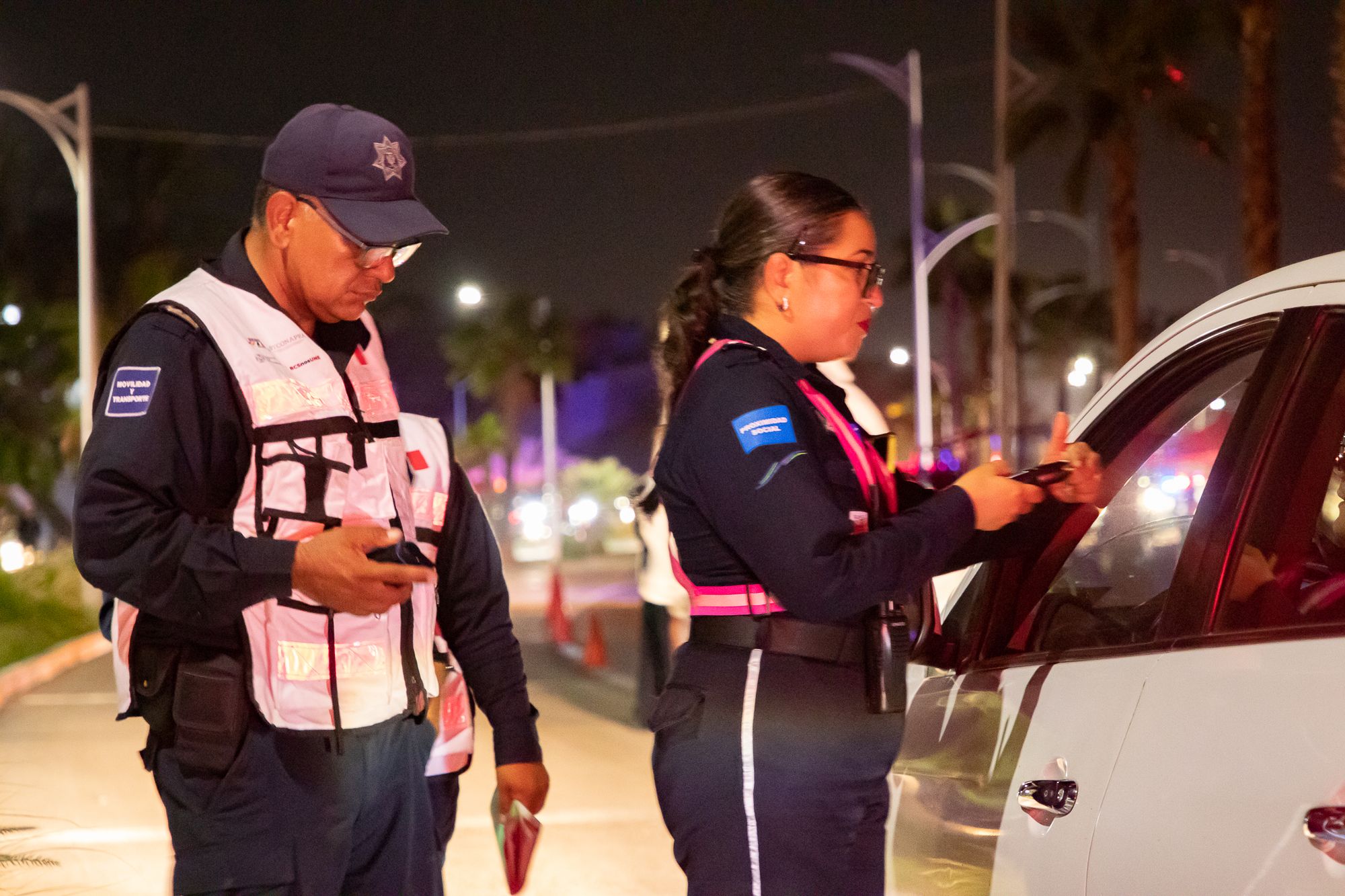 Realiza Policía Municipal operativo de alcoholimetría en La Paz