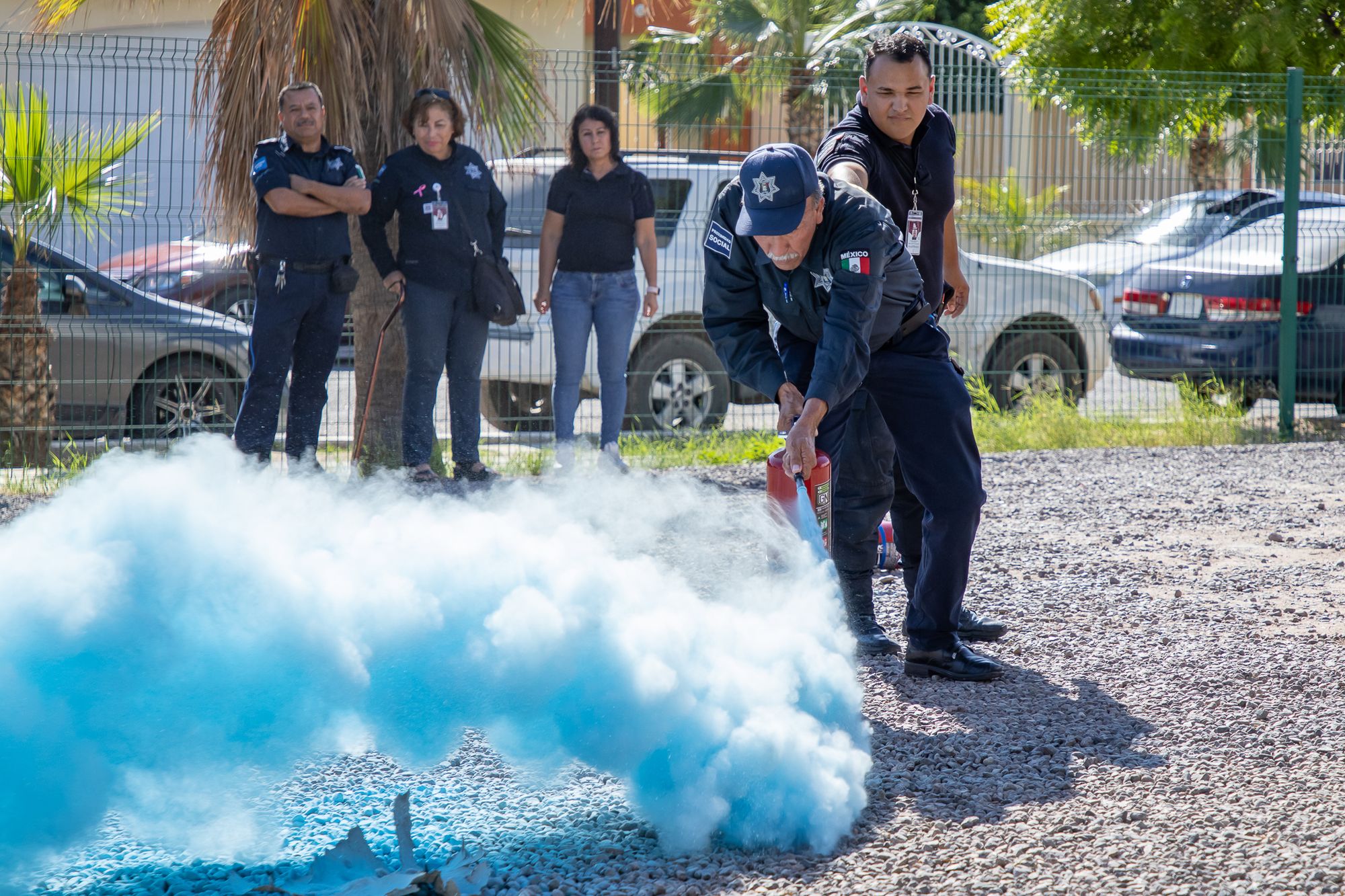 Capacitan a personal de la Policía Municipal en cursos de “Prevención y Combate a Fuegos Incipientes y Manejo de Extintores”
