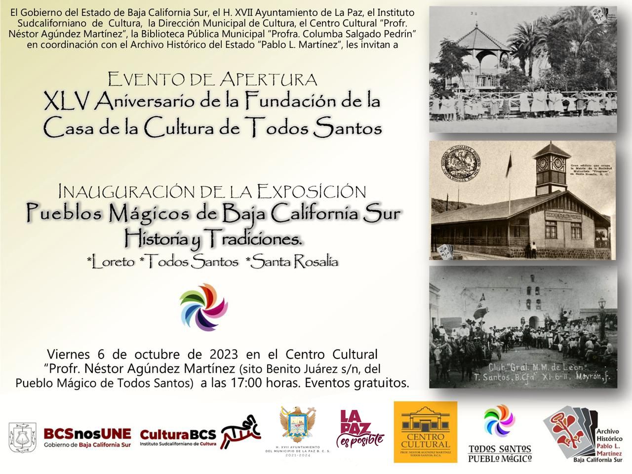 Celebrarán XLV Aniversario de la Casa de la Cultura de Todos Santos