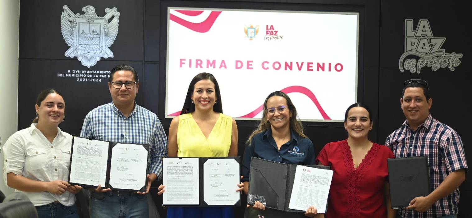 Firma Ayuntamiento de La Paz convenio con EPI-México