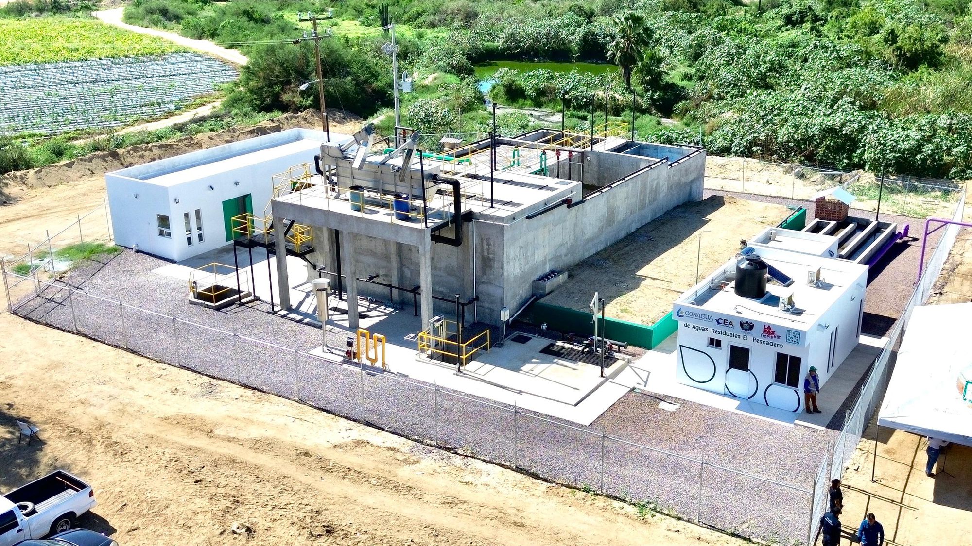 Pone OOMSAPAS La Paz en operación la nueva planta de tratamiento de aguas residuales de El Pescadero