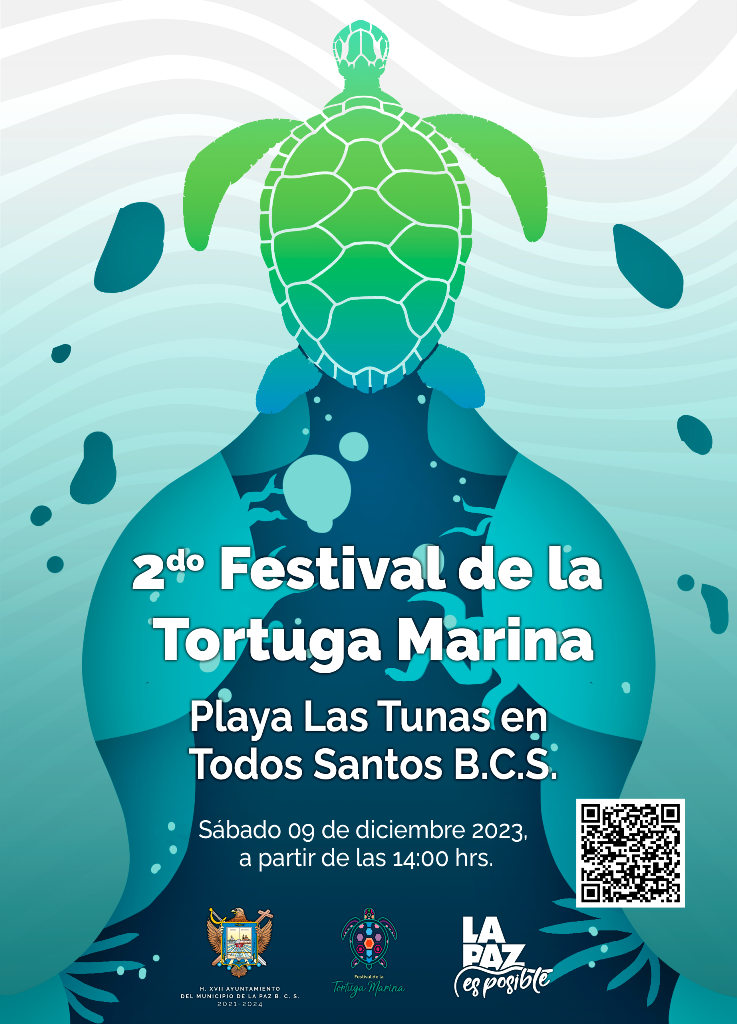 Invita Ayuntamiento al 2do. Festival de la Tortuga Marina en Todos Santos