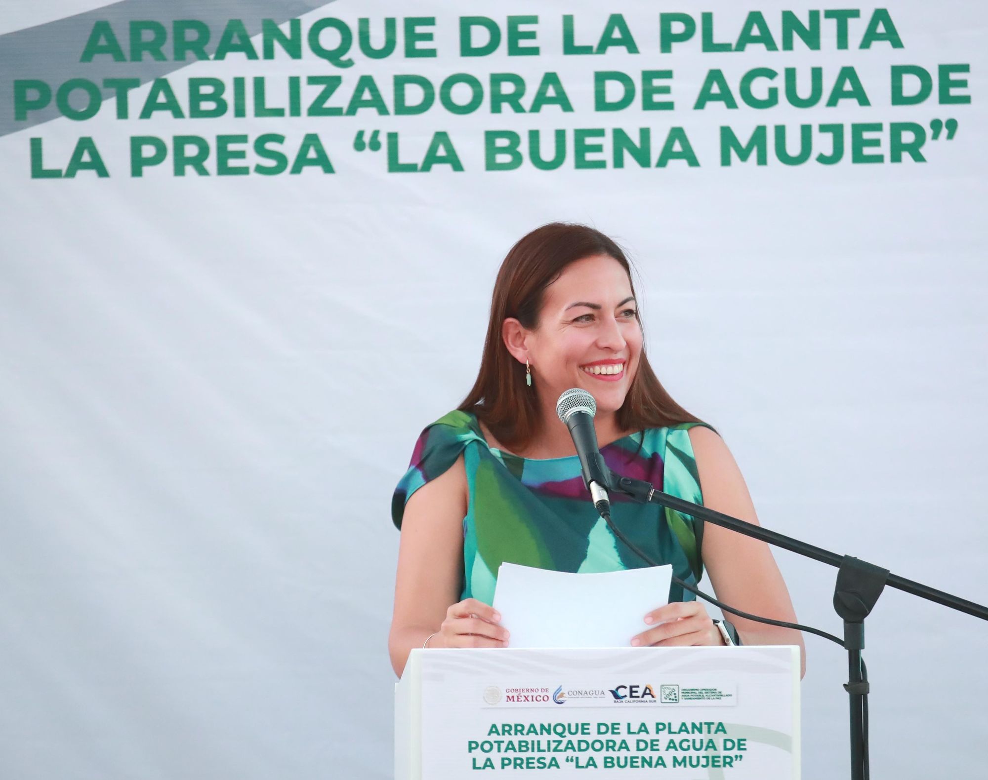 Inaugura Alcaldesa Milena Quiroga la nueva planta potabilizadora de agua en La Paz