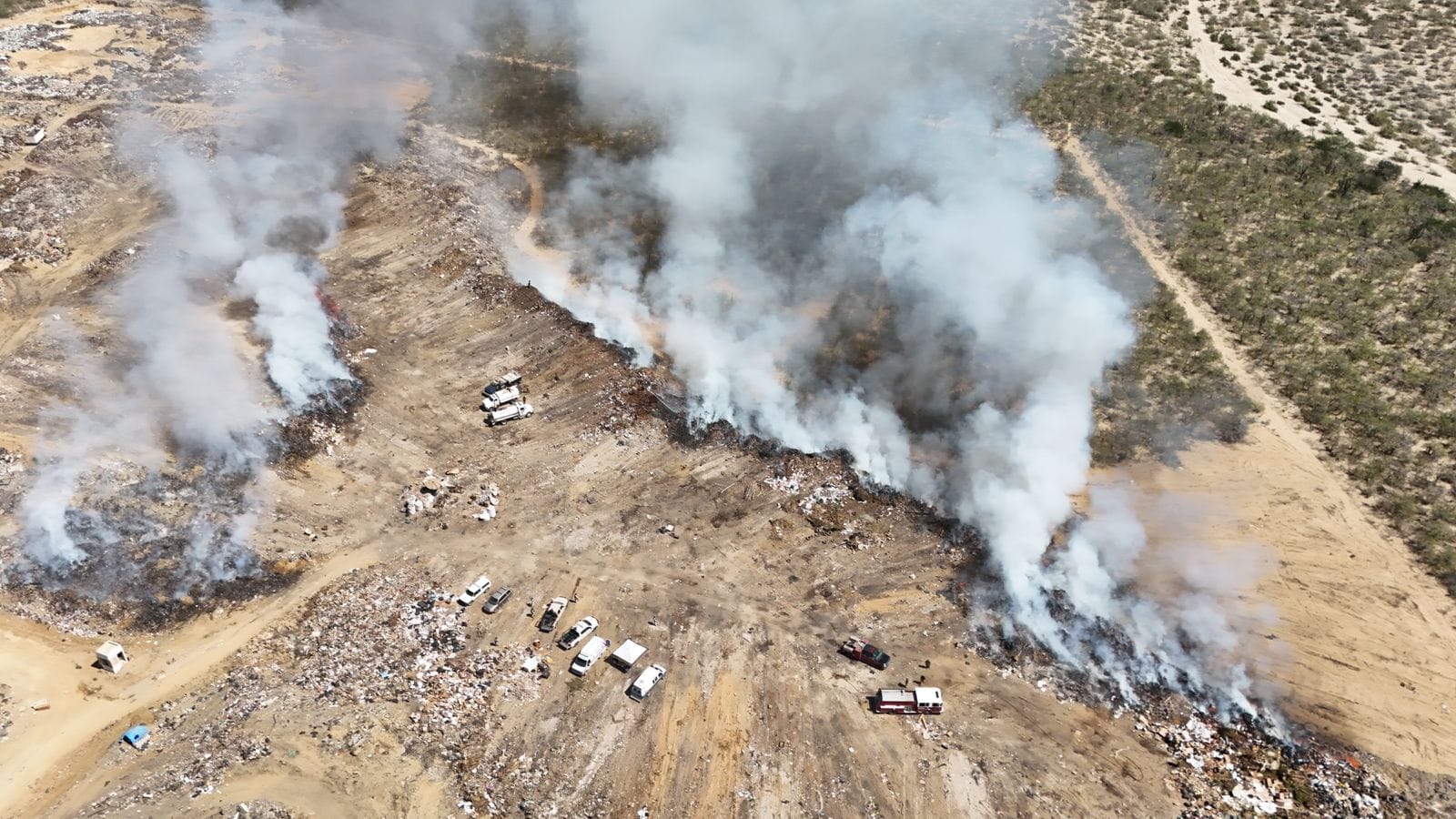 Protección Civil Municipal brinda recomendaciones ante los incendios registrados en Todos Santos