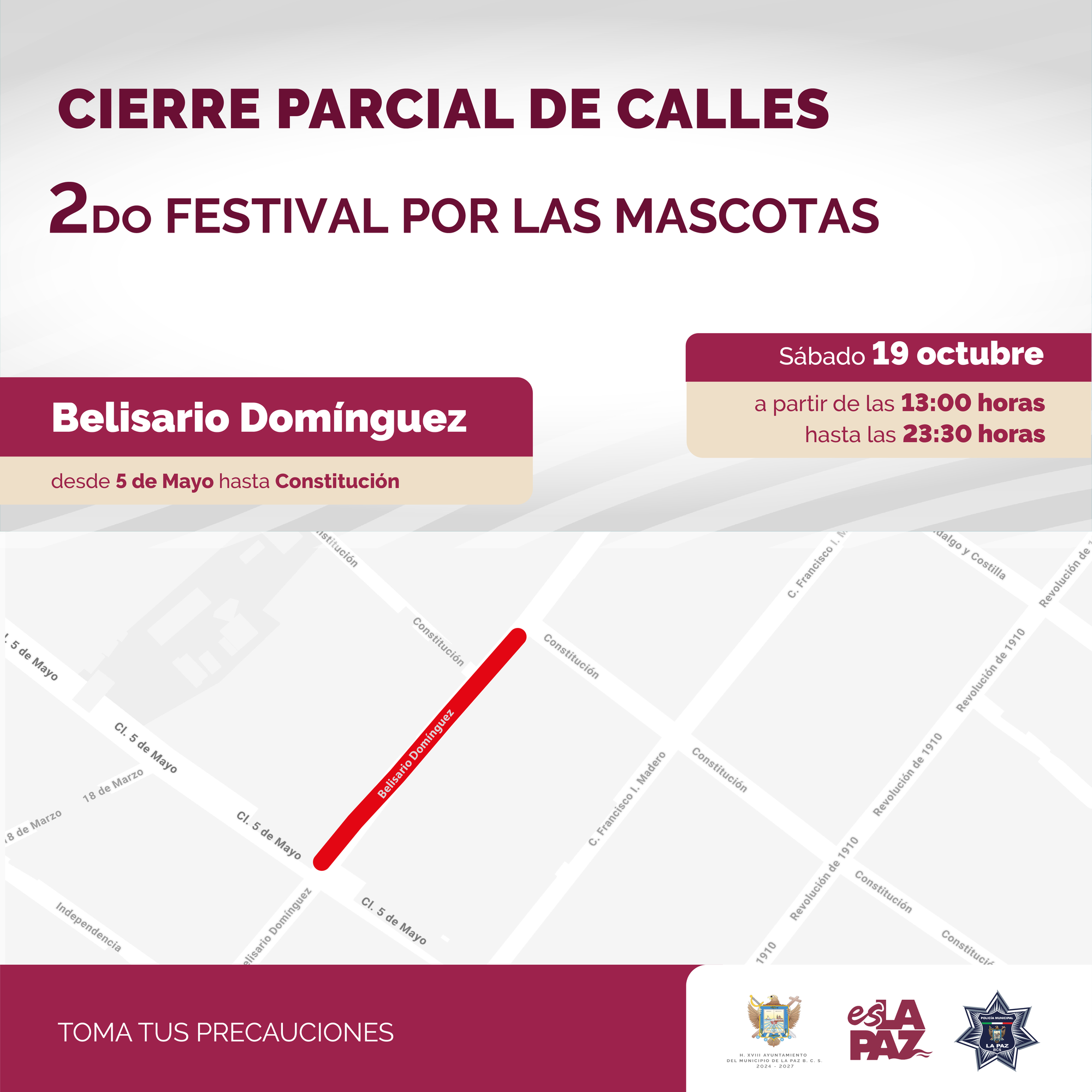 Este fin de semana habrá cierre del malecón por celebración de eventos