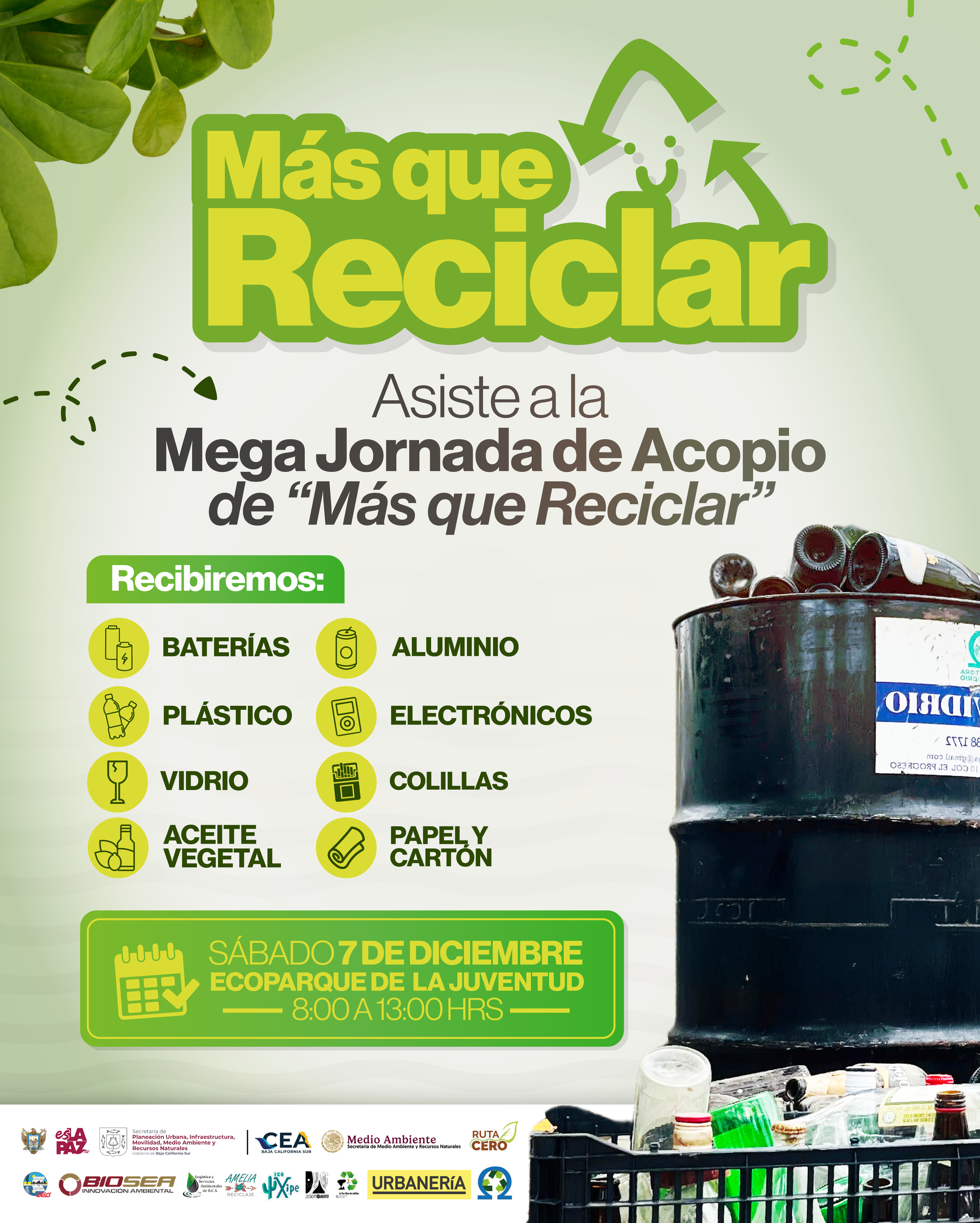 “Más que Reciclar” regresa para promover la sostenibilidad del municipio paceño