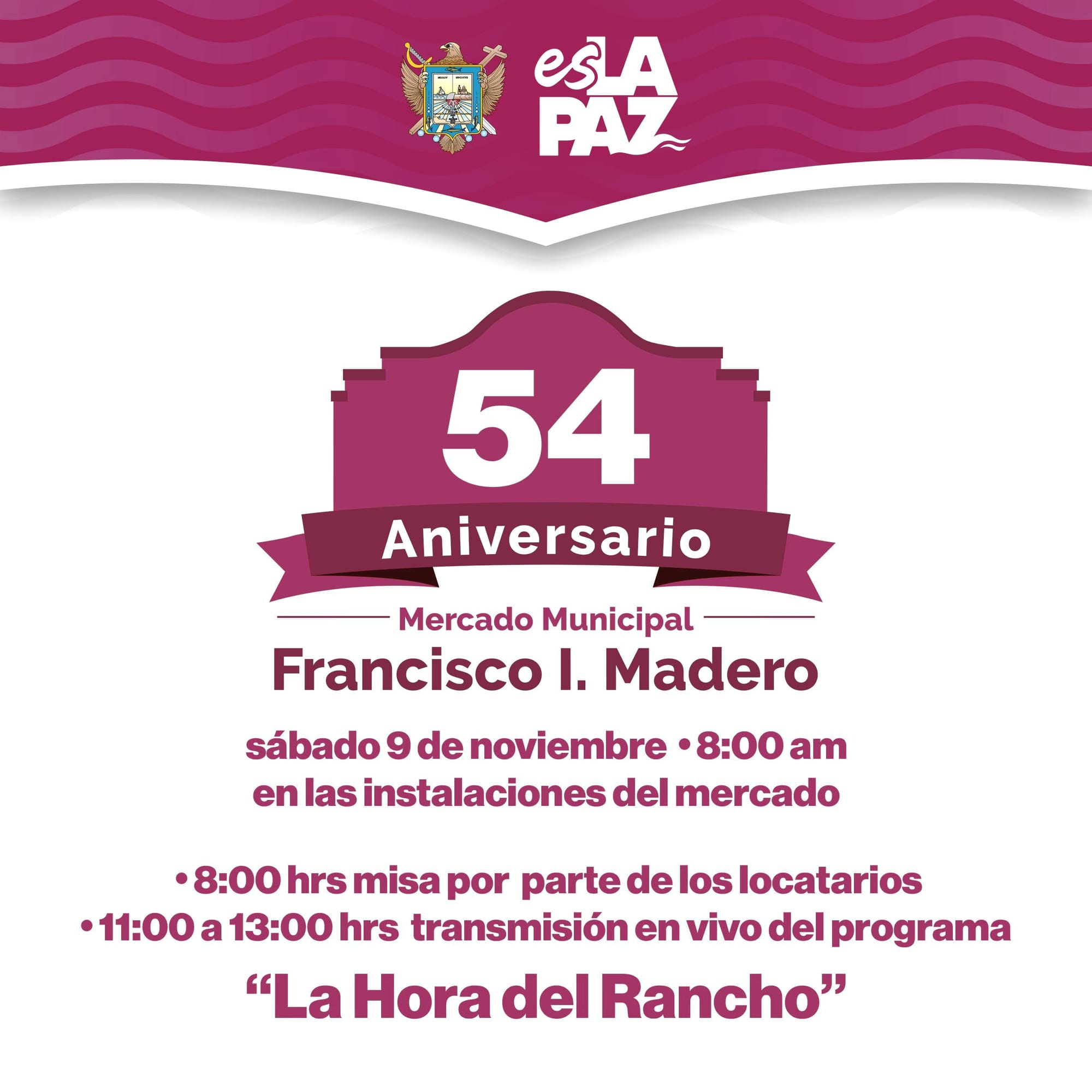 Con diversas actividades celebrarán 54 aniversario del mercado Madero