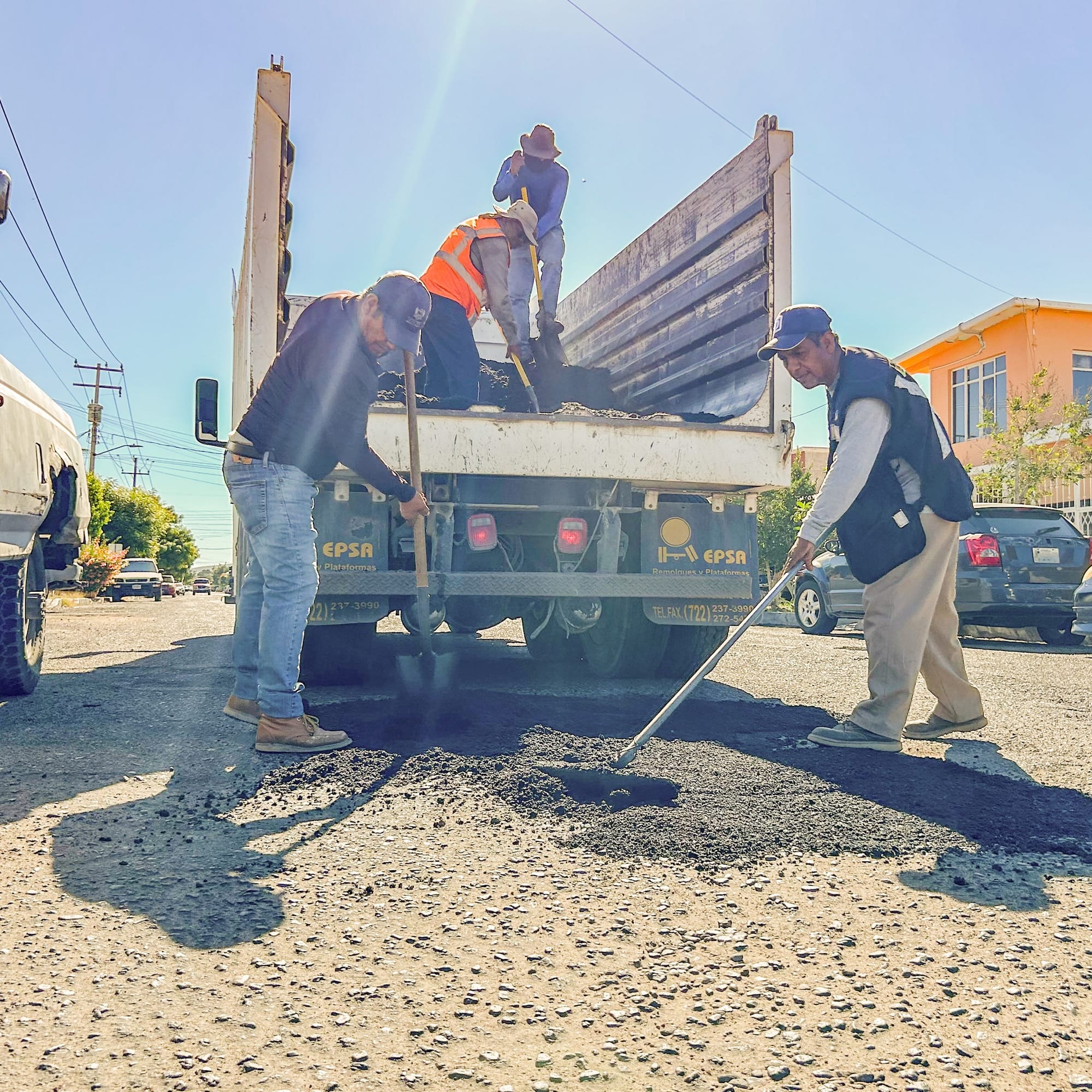 Servicios Públicos Municipales inicia “Programa de Bacheo” en la ciudad