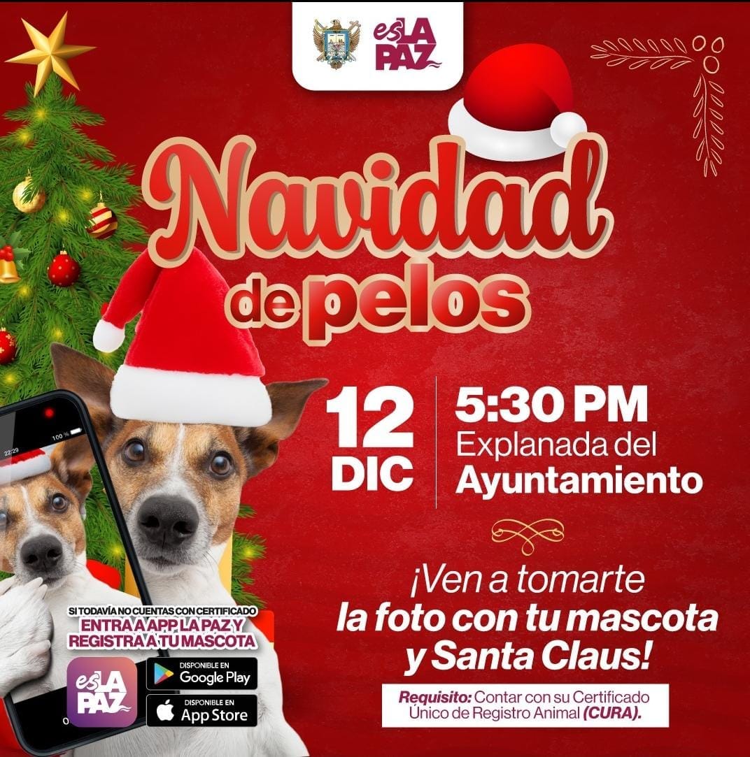 Invitan al evento “Navidad de pelos” para tomarse fotografías con Santa Claus