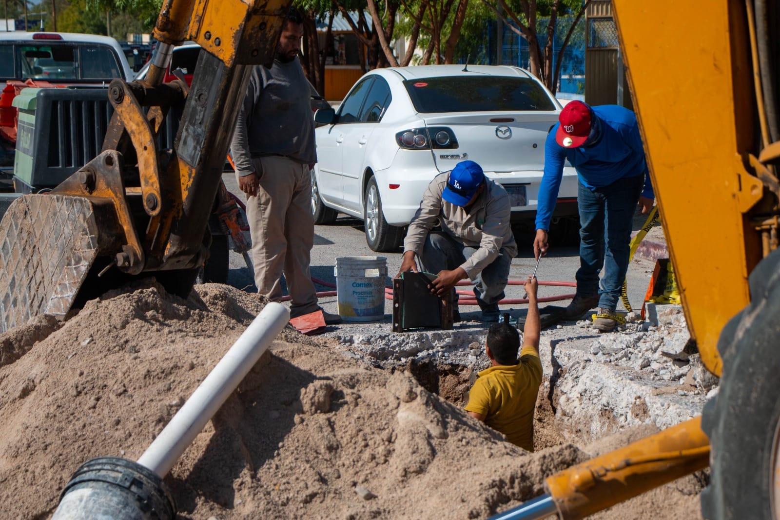 Se atendieron 346 fugas por el OOMSAPAS La Paz del 3 al 9 de febrero