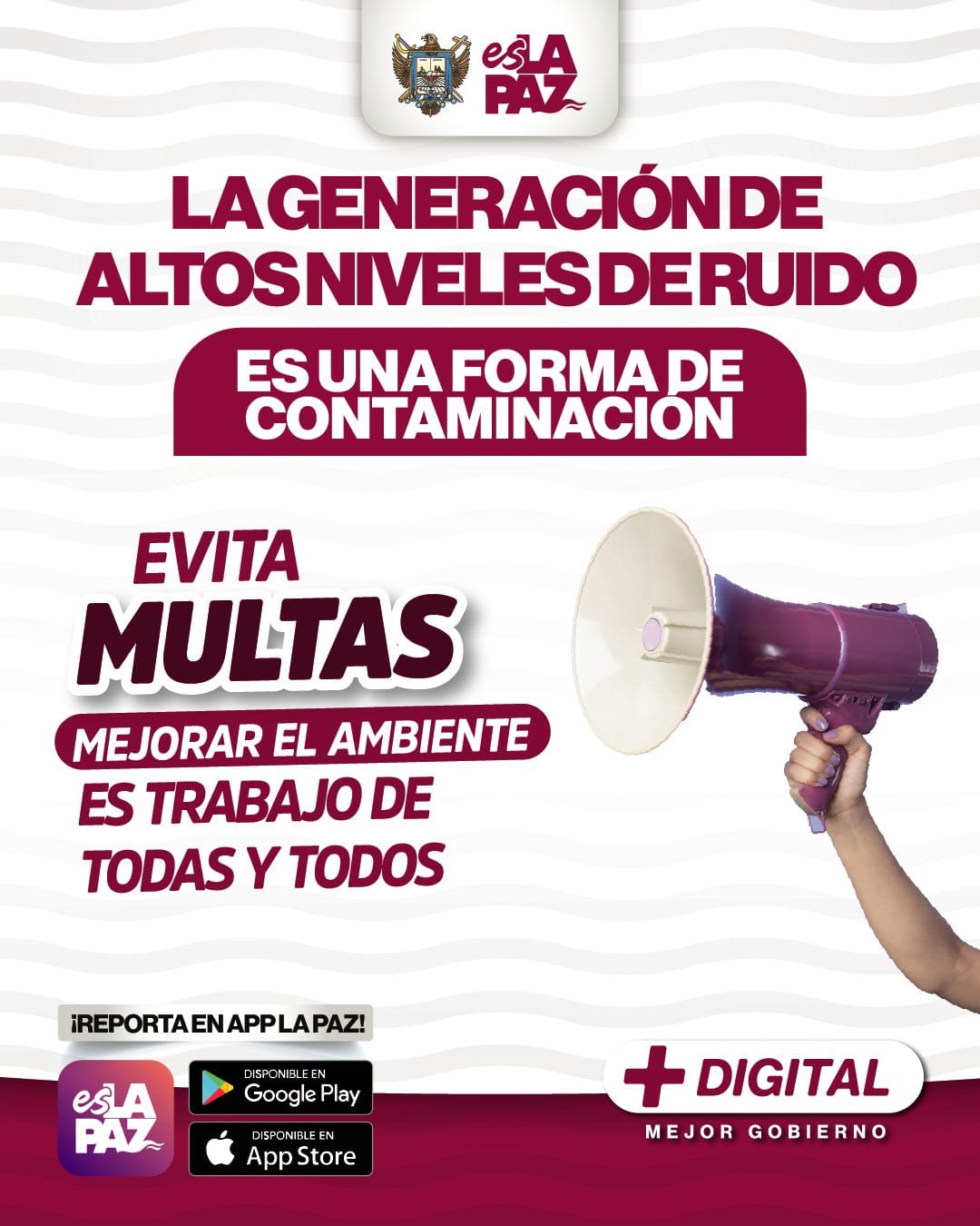 Invita Gobierno Municipal a prevenir la contaminación auditiva
