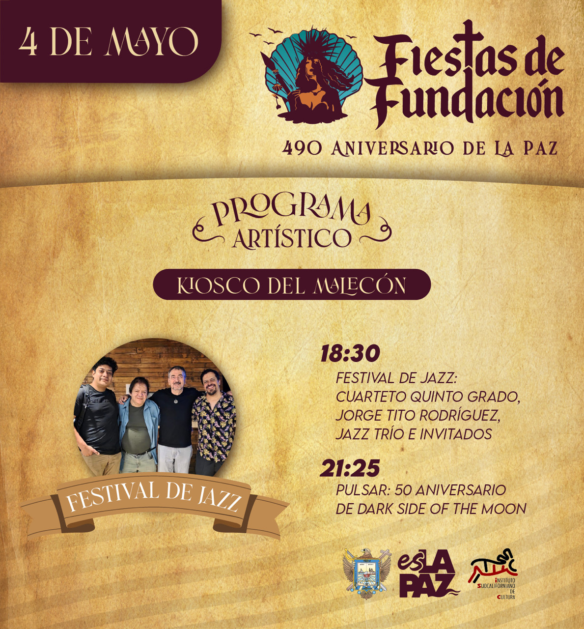 Todo listo para las Fiestas de Fundación de La Paz 2025