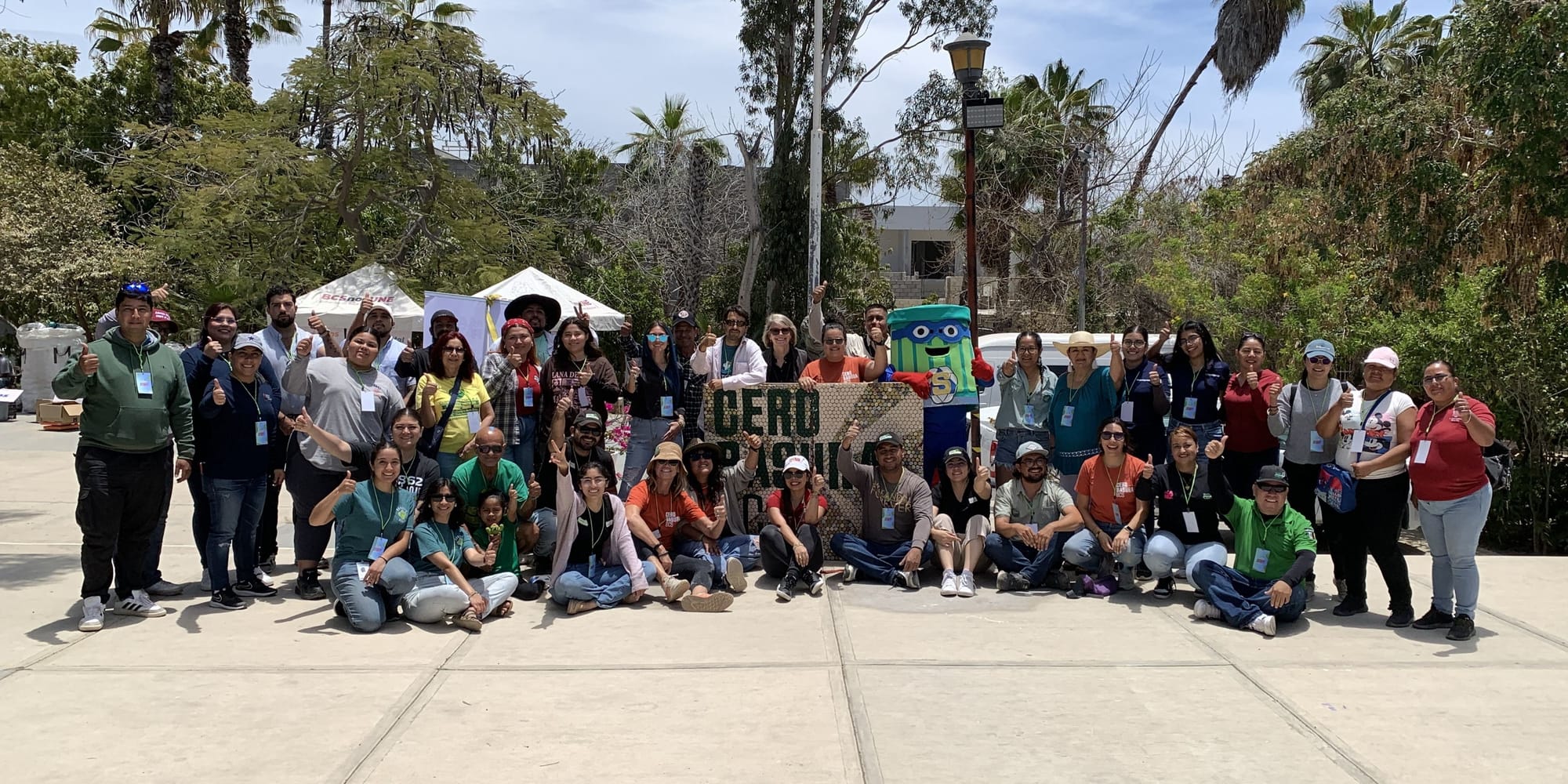 Reúnen más de 300 kilos de residuos en la jornada “Más que Reciclar” en Todos Santos
