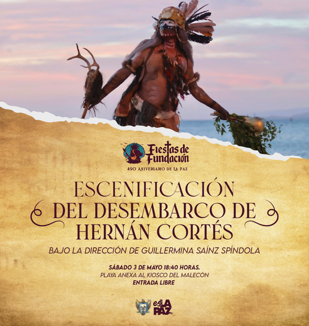 Invitan a la escenificación del Desembarco de Hernán Cortés