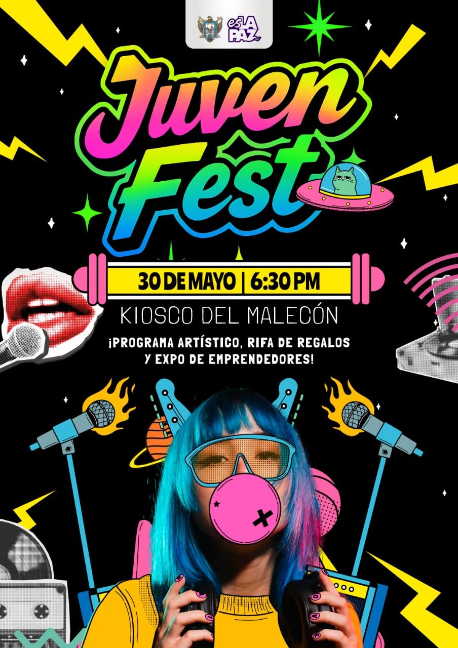 Ayuntamiento de La Paz invita al Juvenfest, para celebrar a las y los estudiantes