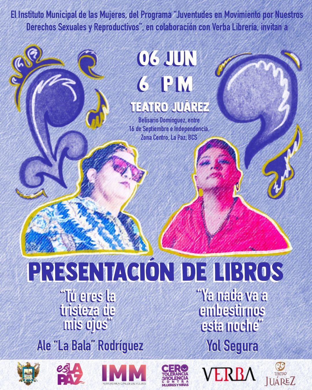 IMM invita al encuentro literario con voces feministas en el Teatro Juárez