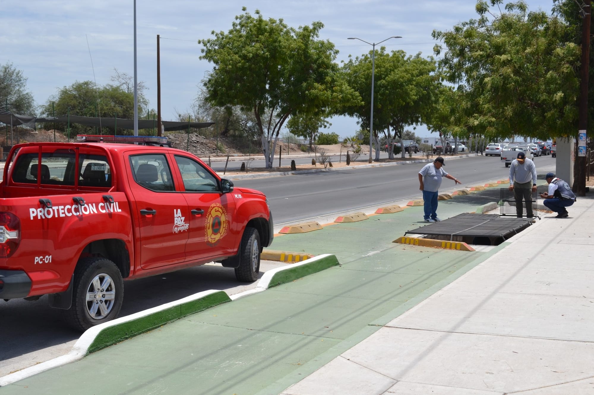 Protección Civil Municipal de La Paz realiza recorridos preventivos en zonas de riesgos