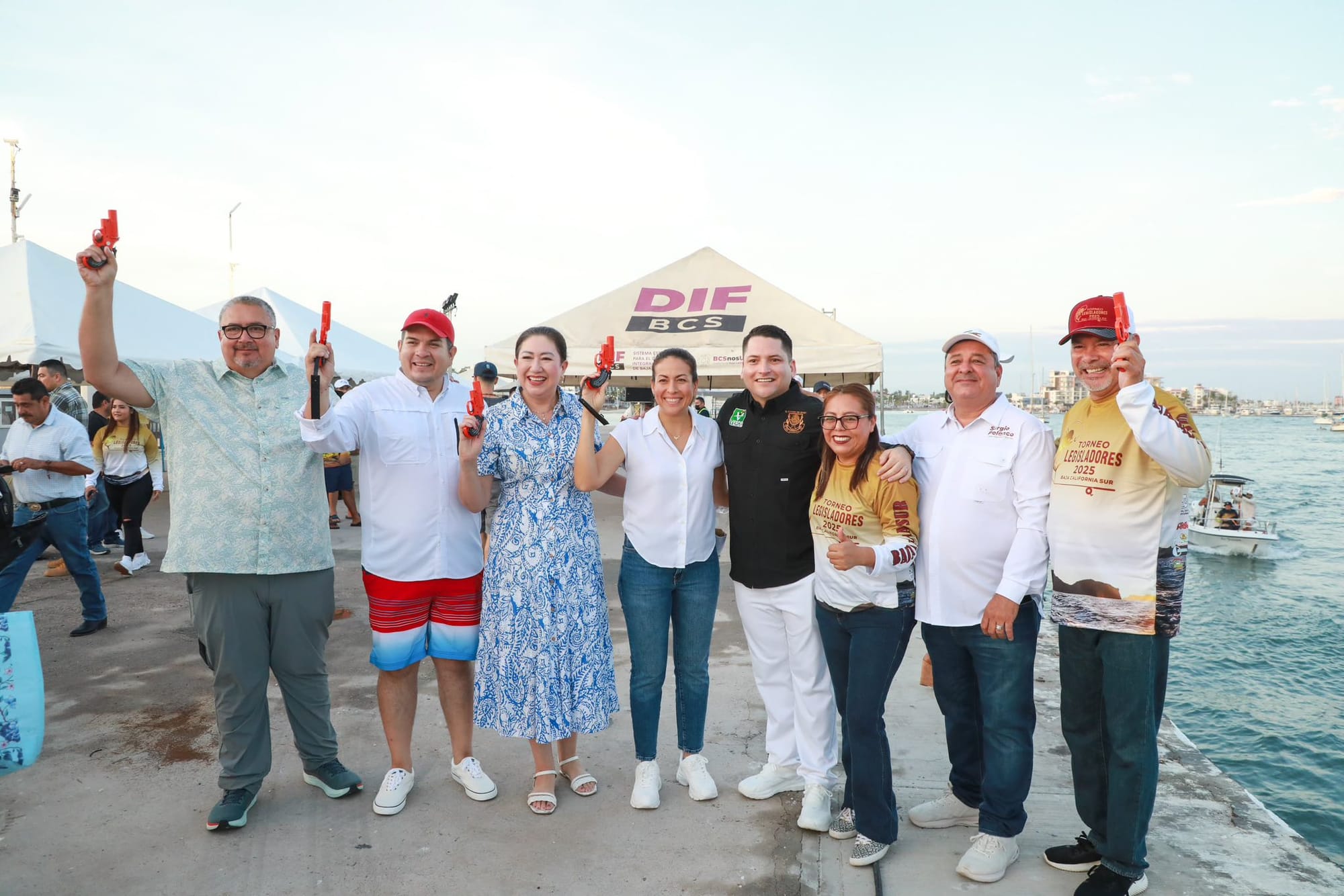 Asiste Milena Quiroga al Torneo de Pesca Legisladores 2025