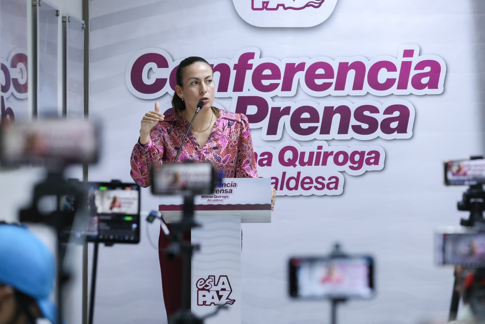 "Estamos comprometidos en la lucha contra la corrupción en el Ayuntamiento de La Paz": Milena Quiroga