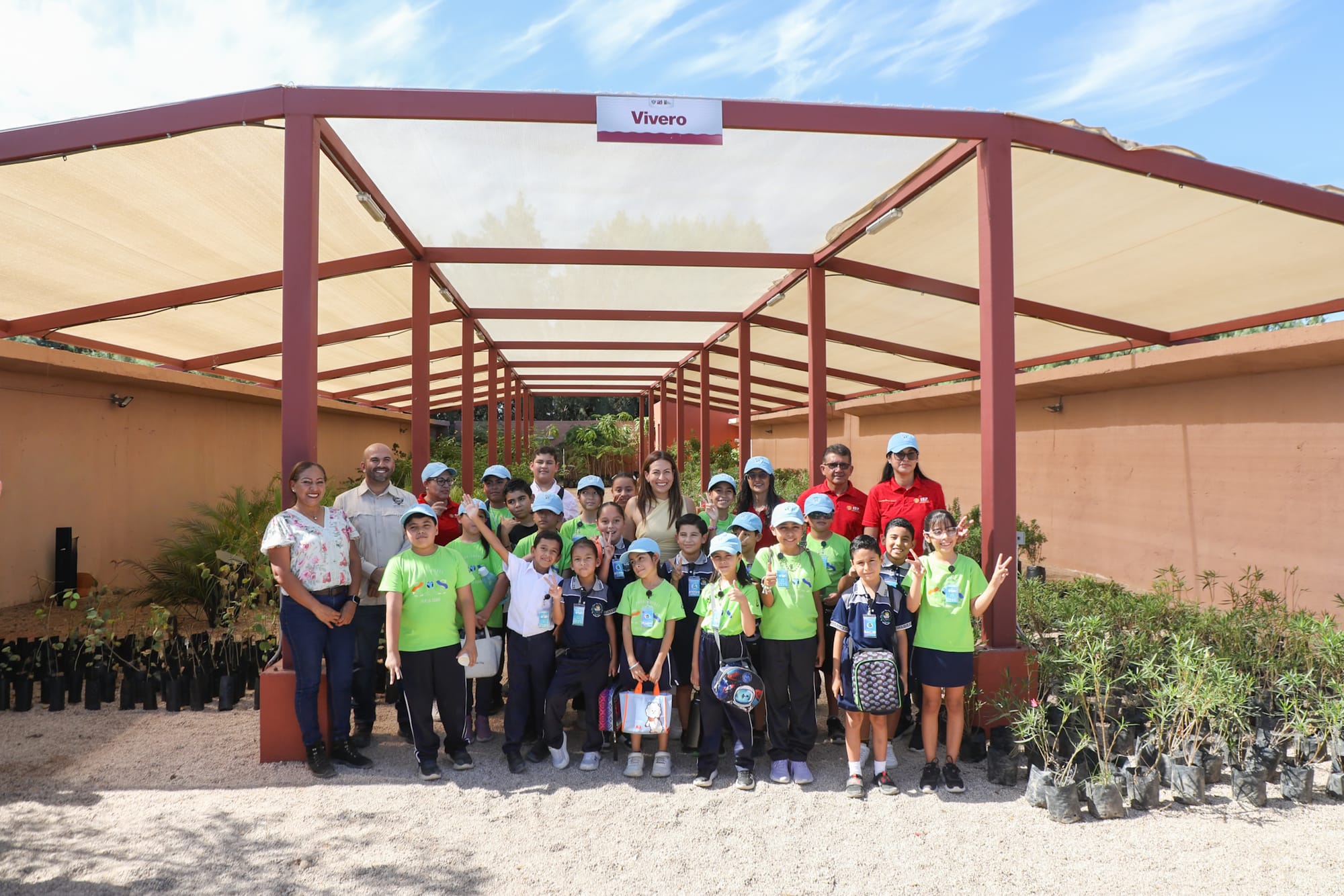 Inaugura Milena Quiroga el Vivero Municipal de La Paz