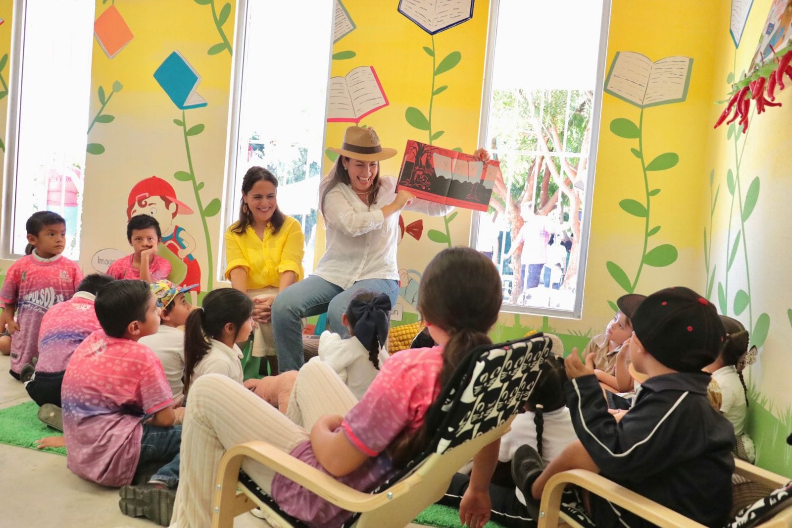 Inaugura Milena Quiroga la quinta biblioteca infantil “Abrapalabra” en El Carrizal