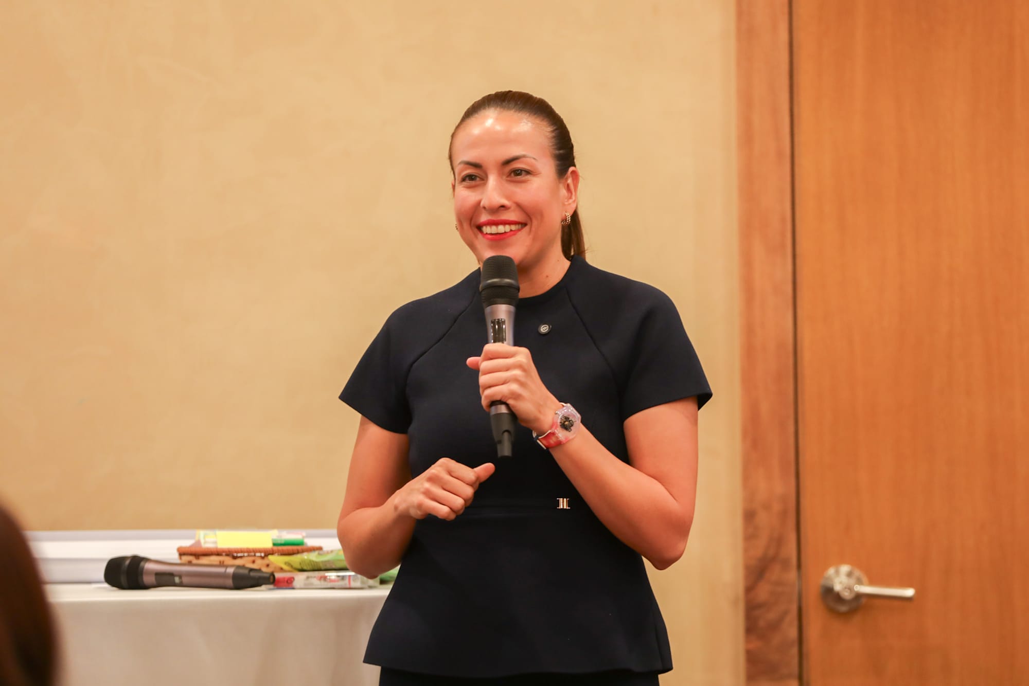 Recibe Milena Quiroga a participantes del III Foro de Ciudades del Aprendizaje de Latinoamérica en La Paz