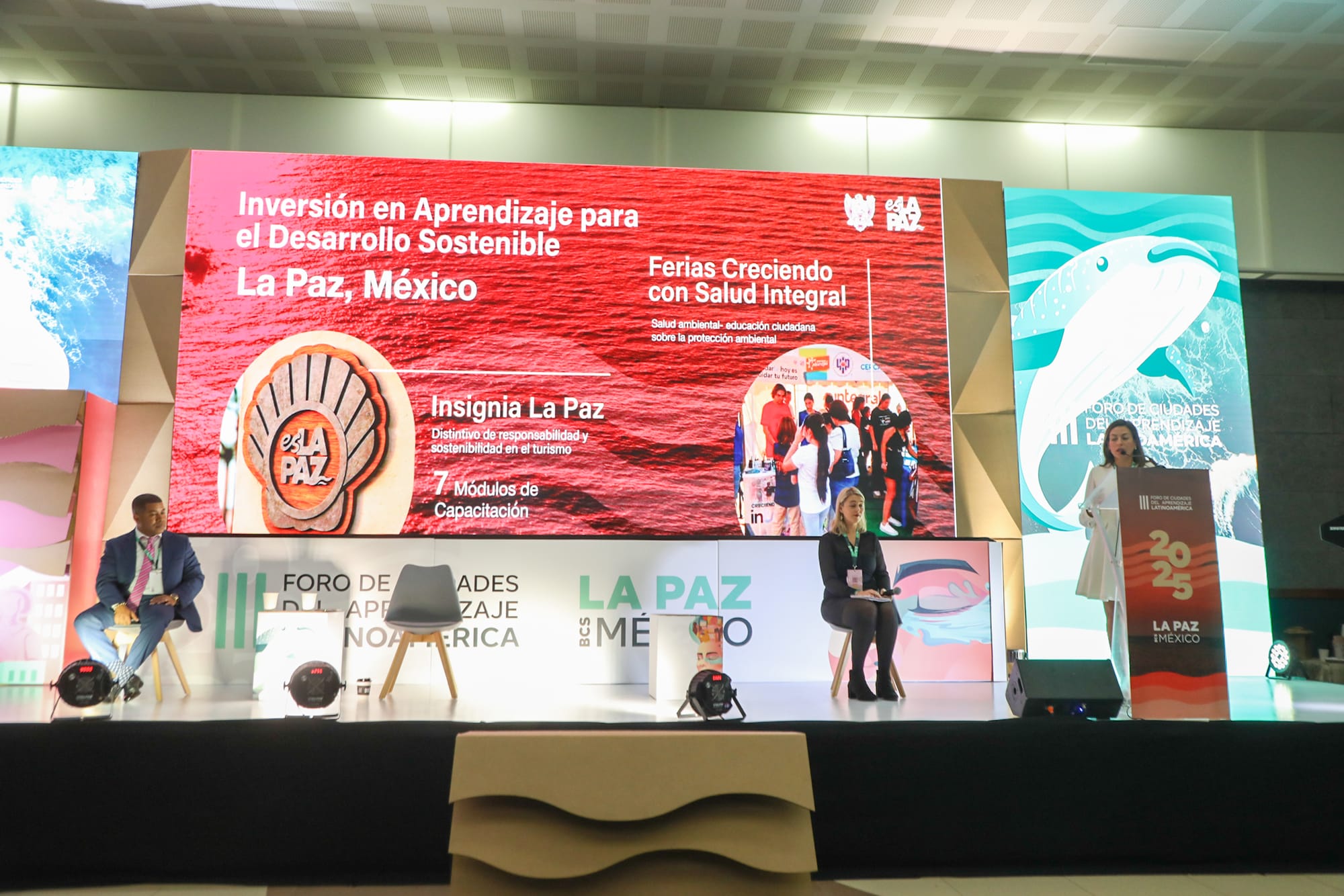 Presenta Milena Quiroga acciones de sostenibilidad en La Paz