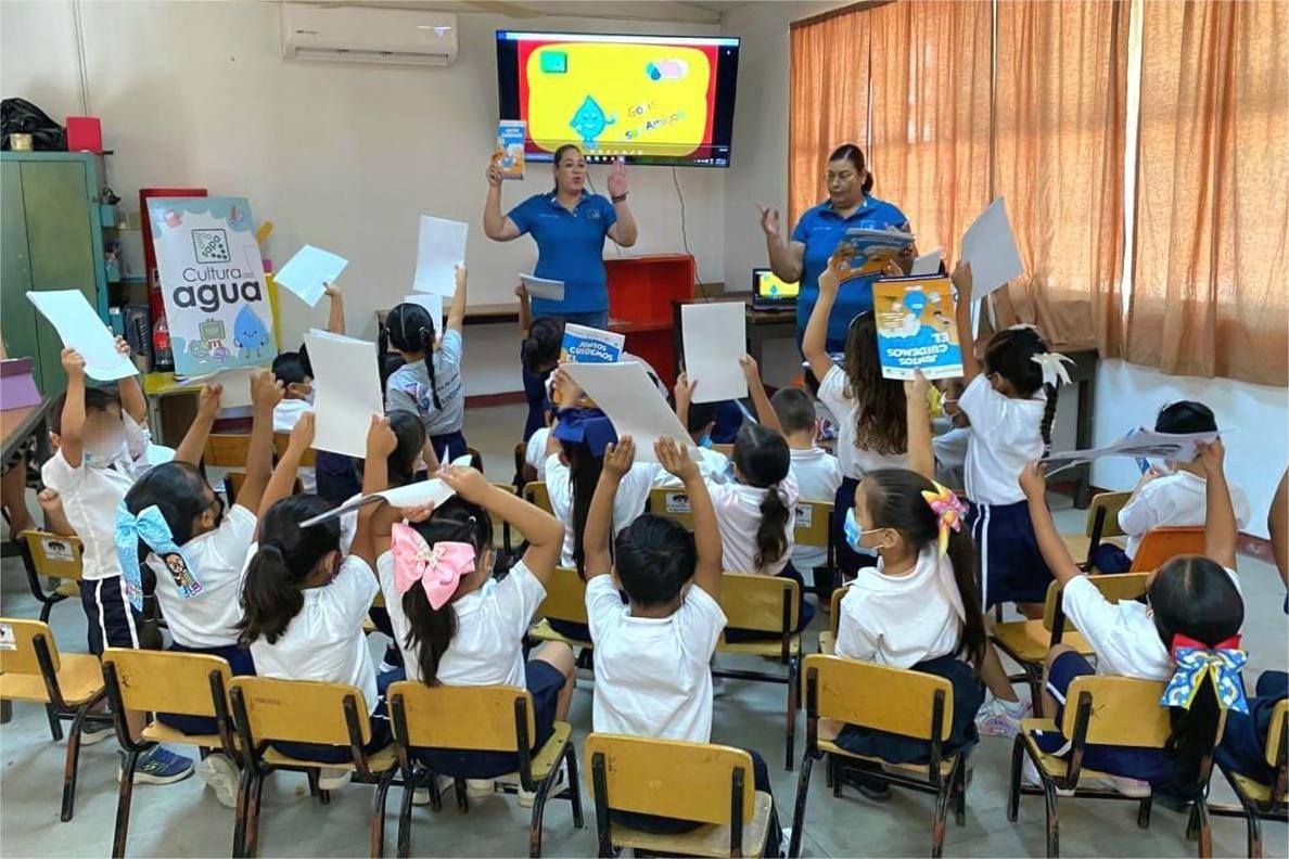 OOMSAPAS La Paz promueve el cuidado del agua entre niñas y niños
